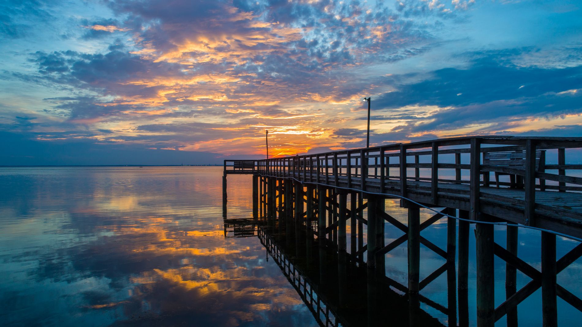 sunset at Orange Beach Alabama